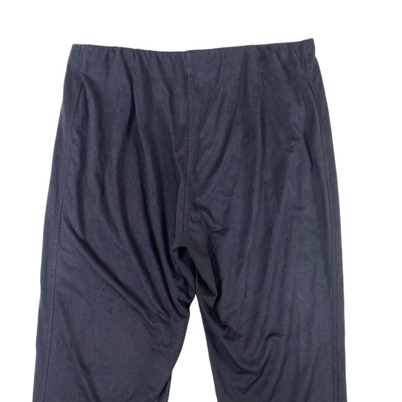 Versona Women Large Lounge Pants Ankle Black Pull On Stretch Velvety Comfy‎ - Picture 5 of 14